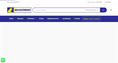 Desktop Screenshot of brasforno.com.br